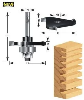 Miniatura 2 de Timberline - 3/16 Kerf 3 Wing (270-24)