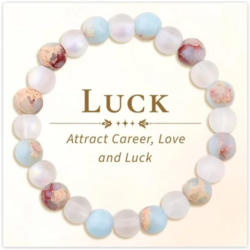 Miniatura 2 de Pulsera de Atracción de Dinero, Salud y Suerte. Pulsera de Buena Suerte para Riqueza, Carrera, Amor. Pulseras para Cumpleaños y Navidad. Regalos Luck