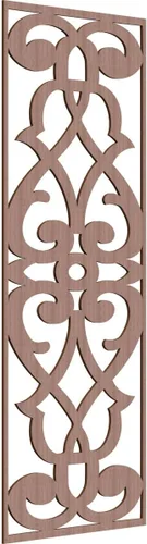 Miniatura 48 de 9 3/8"W x 24 3/8"H x 1/4"T Bellaire Decorativos Paneles de pared de madera calado, abedul
