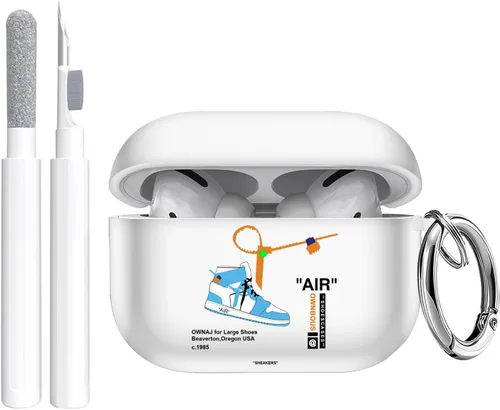 Miniatura 10 de Gedicht Funda para Airpods Pro, lindo diseño de fútbol de TPU suave fundas para Airpods Pro 1ª generación, a prueba de golpes para Airpods Pro 2019