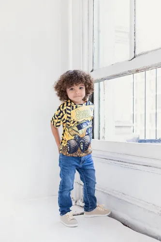 Miniatura 6 de Monster Jam Camiseta familiar a juego para niños pequeños a adultos Grave Digger El Toro Loco Megalodon