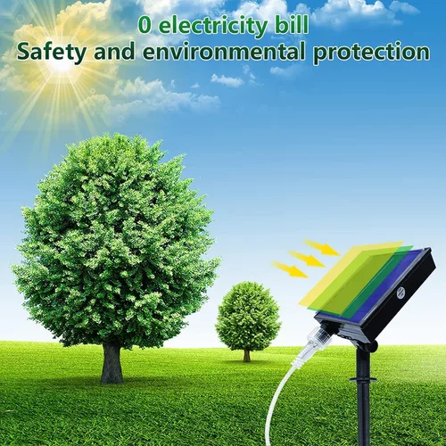 Miniatura 2 de Tira de luces LED solares azules para exteriores, tira LED impermeable IP67 de 16.4 pies, cable USB para uso recargable, cuerda de luces solares