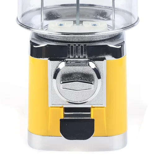 Miniatura 6 de Máquina expendedora de dulces para dispensador automático de dulces pequeños para el hogar o la máquina expendedora comercial (amarillo)