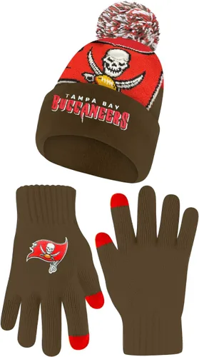 Miniatura 54 de Ultra Game Adults NFL Official Super Soft Winter Beanie Knit Hat With Warm Touch Screen Gloves Color del equipo 2