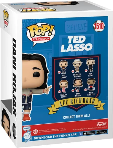 Miniatura 3 de Funko POP! TV: Ted Lasso - Dani Rojas - Figura de vinilo coleccionable - Idea de regalo - Producto oficial - para niños y adultos - Fans