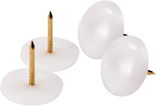 Miniatura 5 de SoftTouch Juego de 16 deslizadores redondos para muebles de 7/8 pulgadas para mesas y sillas de madera en alfombra, deslizadores de muebles de alta