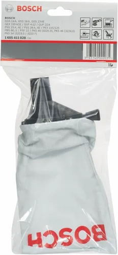 Bosch 1 bolsa para el polvo (accesorios para lijadoras orbitales aleatorias Bosch y enrutadores universales)