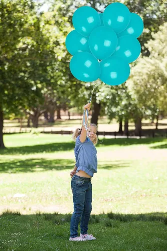 Miniatura 6 de Treasures Gifted - Globos de un solo color mate, Turquoise