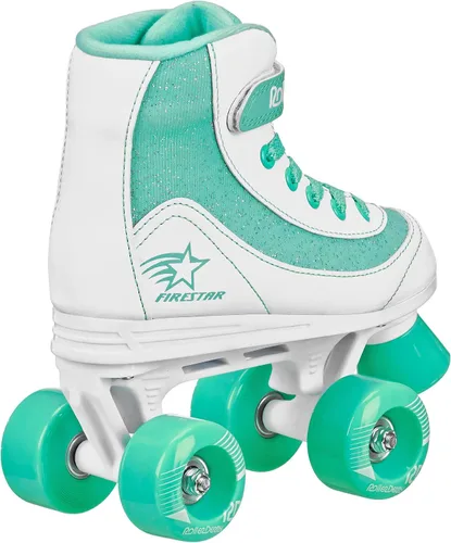 Miniatura 2 de Roller Derby Firestar Patines para Niños, Niñas, Principiantes, Infantiles Blanco/Verde menta