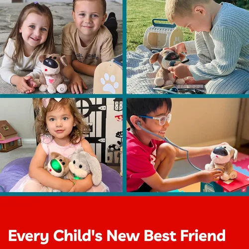 Miniatura 5 de TOP BRIGHT Kit de médico para niños pequeños de 3 a 5 años, juego de simulación con disfraz y kit médico de madera, juguetes de vestir para niños