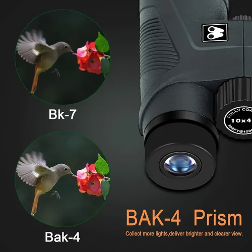 Miniatura 4 de Sarblue Prismáticos de 10 x 42 para adultos con adaptador de teléfono inteligente, prisma BAK4 y lente FMC, binoculares profesionales HD