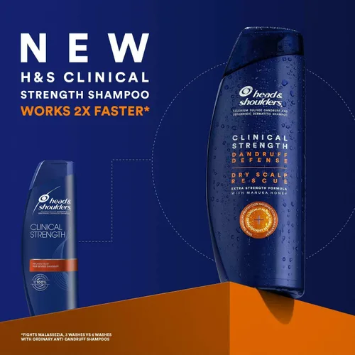 Miniatura 2 de Head & Shoulders Champú para la caspa, fuerza clínica, 14.2 oz (paquete de 3)