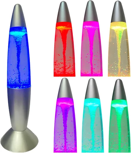 Lámpara de tornado de 14 pulgadas para niños, adolescentes y entusiastas de la ciencia, luz LED que cambia de color para dormitorios, aulas y