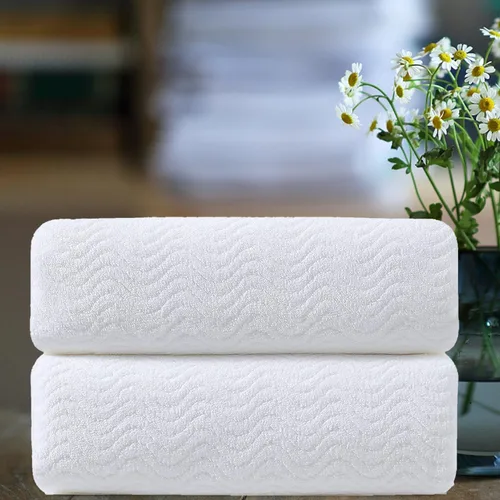 Miniatura 18 de Smuge Juego de toallas de baño texturizadas ultrasuaves de 8 piezas para baño, ducha, piscina, cocina, secado rápido, ligeras y altamente