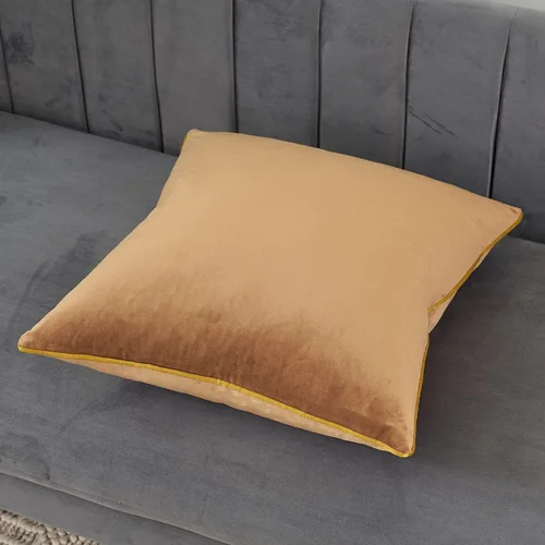 Miniatura 2 de Avigers fundas lujosas de cojín, diseño sólido, de color marrón, estilo moderno, funda cuadrada para cojín decorativo para sofá, sala de estar