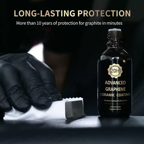 Miniatura 8 de 20H Revestimiento de cerámica de grafeno avanzado para autos, kit de detallado de autos de cerámica (70ml), 10+ años de protección duradera, ultra