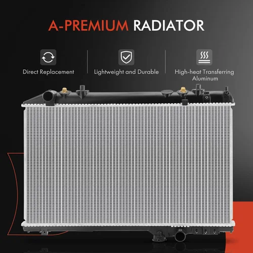 Miniatura 7 de A-Premium Radiador de refrigerante del motor con enfriador de aceite de transmisión compatible con Toyota Supra 1986-1992 L6 3.0L, transmisión