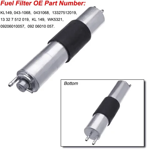 Miniatura 3 de 13327512019 Filtro de combustible con regulador de presión apto para BMW E46 325i 325Ci 325Xi 330i 330Ci Z3