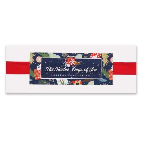 Miniatura 14 de Caja de regalo de té navideño Peace, Love and Joy, 1 lata de té verde de menta, 1 lata de té chai descafeinado y 2 agitadores de miel, bolsas de té