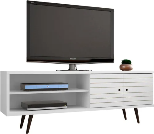 Miniatura 37 de Manhattan Comfort Liberty Soporte de TV Moderno de Mediados de Siglo para Televisores de hasta 46 Pulgadas, Centro de Entretenimiento