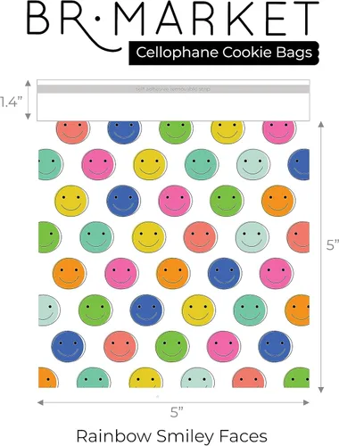 Miniatura 2 de Bolsas de celofán prémium para panadería, bolsas autosellantes transparentes para regalos, hornear y fiestas, 100 unidades, 5 x 5 pulgadas Caras