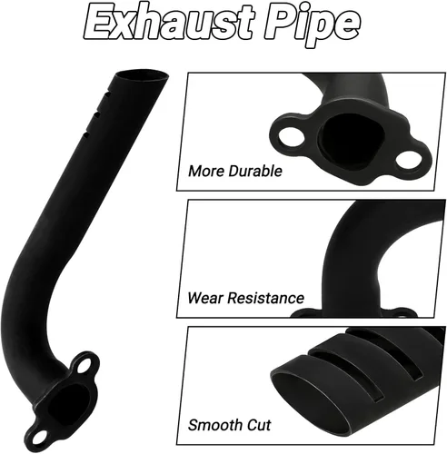 Miniatura 4 de FVRITO Kit de Adaptador de Filtro de Aire de Carburador Mejorado para Tubo de Escape Etapa 2 para Clon Non Hemi Predator 212cc 196cc 6.5Hp GX160