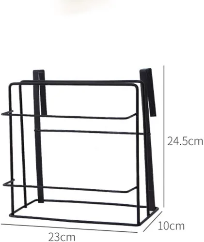 Miniatura 4 de Soporte para tabla de cortar montado en la pared, estantes de almacenamiento de cocina de hierro para una organización cómoda, ahorro de espacio