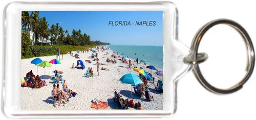 Miniatura 6 de Florida USA United States Acrílico Llaveros Llaveros Titulares - 6 3-Multi