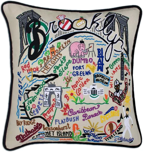 Miniatura 120 de Catstudio Almohada decorativa bordada a mano de Texas