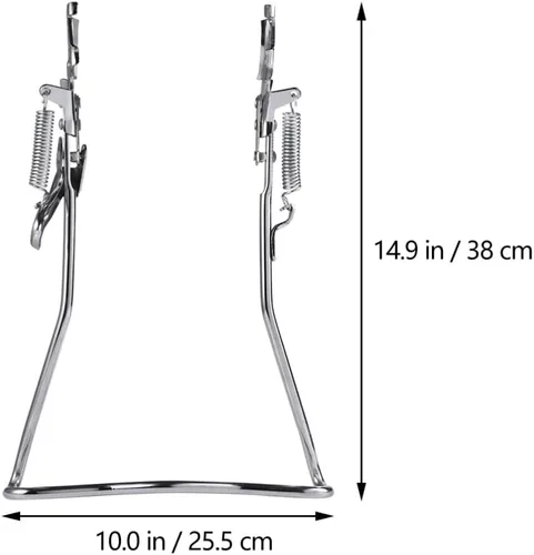 Miniatura 3 de VANZACK Soporte de bicicleta para bicicleta Kickstand de hierro para reparación de bicicletas de 20/24 pulgadas