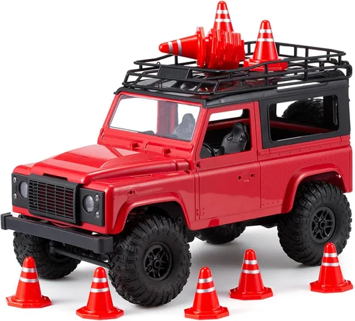 Miniatura 5 de 20 conos de tráfico simulados, mini conos de decoración de carretera para RC Crawler 1:16 1:18 1:24 RC Car SCX24 FCX24 TRX4M