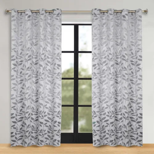 Miniatura 20 de SUPERIOR Cortinas Opacas, Oscurecimiento de Habitación Acento de Ventana para Dormitorio, Bloqueo del Sol, Térmicas, Cortinas Bohemias Modernas, Gris