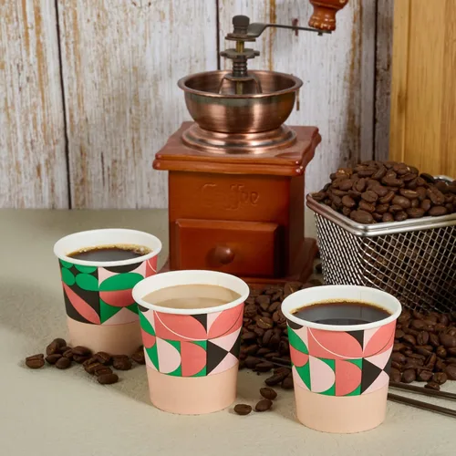 Miniatura 5 de Turbo Bee Paquete de 300 vasos de papel de 4 onzas, vasos para bebidas calientes/frías, tazas pequeñas de papel espresso para fiestas, picnic