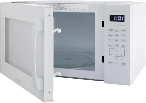 Miniatura 6 de Avanti Horno de microondas compacto de 1000 vatios para encimera con 9 ajustes de cocción preestablecidos, descongelación rápida y por peso, panel