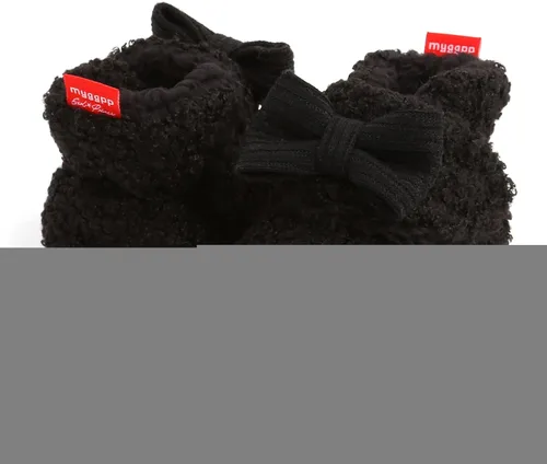 Miniatura 4 de Botas de nieve para bebés y niñas, para primeros caminos, de forro polar cálido para invierno, para recién nacidos, zapatos antideslizantes, Negro
