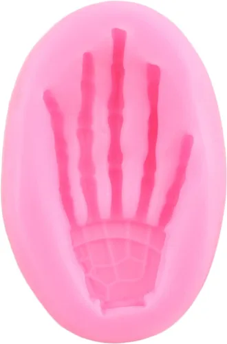 Miniatura 6 de Zixiang Moldes de silicona para Halloween, manos de esqueleto, para decoración de pasteles, pasta de goma de chocolate, arcilla polimérica