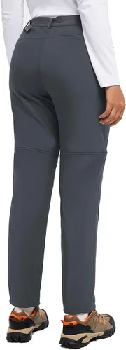 Miniatura 5 de BALEAF Women's Hiking Fleece-Lined Ski Pants Windproof Water-Resistant Outdoor Insulated Soft Shell