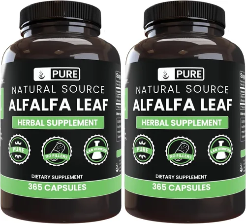 Miniatura 9 de PURE ORIGINAL INGREDIENTS Hoja de alfalfa (365 cápsulas) sin magnesio o rellenos de arroz, siempre pura, verificada por laboratorio