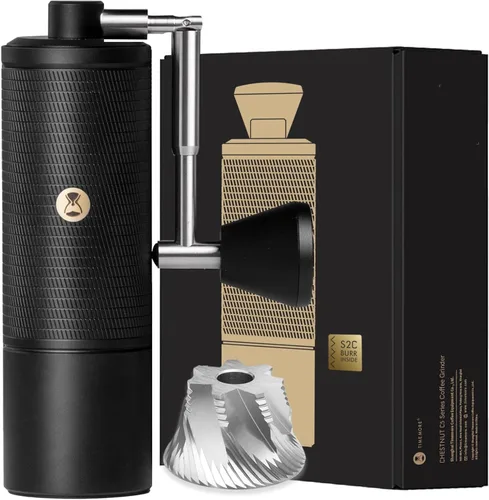 Miniatura 9 de TIMEMORE Chestnut C2 - Molinillo de café manual de 0.88 oz con fresas cónicas de acero inoxidable CNC, ajuste interno ajustable, posicionamiento