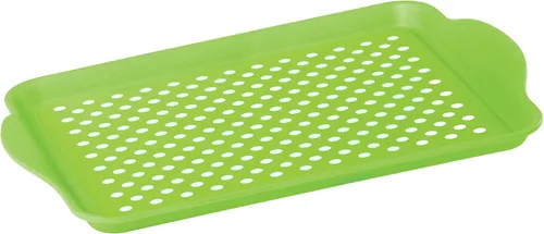 Miniatura 13 de Oggi charola rectangular con agarre de caucho, Agua (Aqua)
