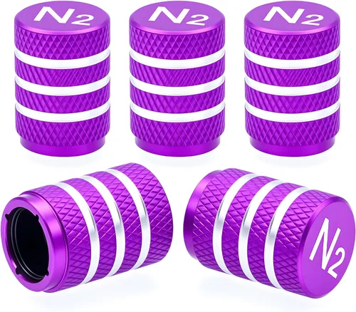 Miniatura 25 de 4 piezas de tapas de válvula de rueda con forma de punta, válvula de rueda de aleación de aluminio con punta, universal para automóviles, SUV