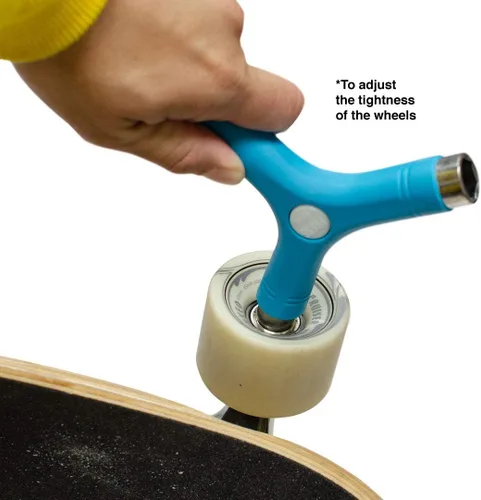 Miniatura 4 de Yocaher Monopatín Longboard Multifuncional Y-Tool Herramienta de Patín Tamaño de Bolsillo Todo en uno (1 pc)