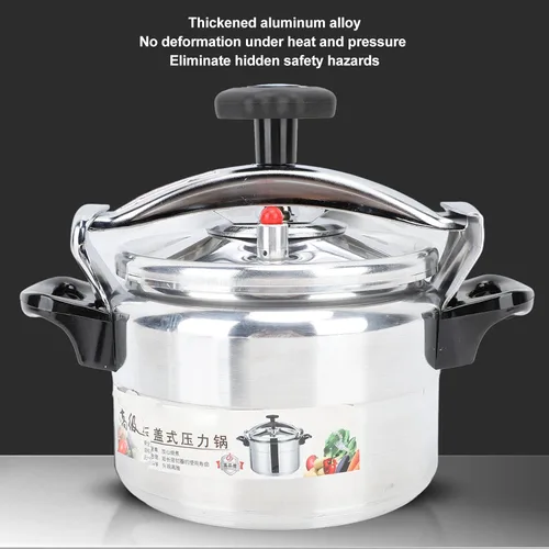 Miniatura 2 de Olla a presión gruesa de aluminio de gran capacidad, antiadherente, a prueba de explosiones, revestimiento antiadherente, para guisar, cocinar al