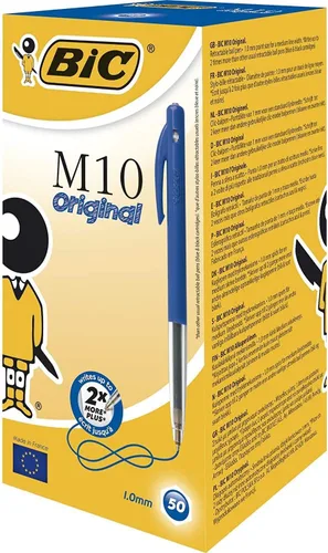 Miniatura 8 de BIC M10 - Bolígrafos Clic medianos (100 unidades), color negro