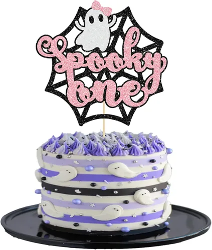 Miniatura 11 de Gyufise 24 adornos para cupcakes de Halloween con calabaza, fantasma, purpurina negra, decoraciones para cupcakes para niños, decoración de fiesta