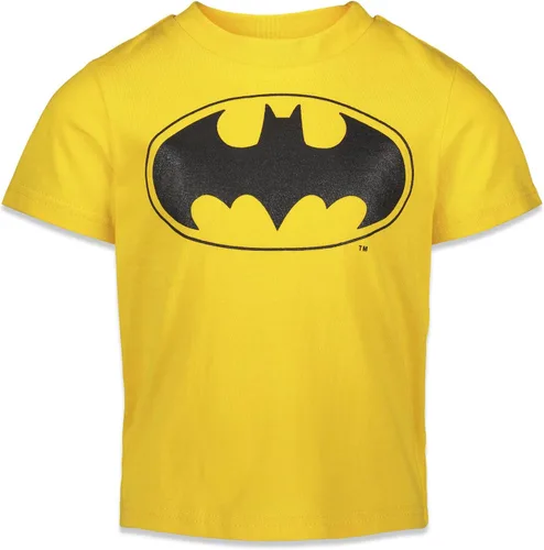 Miniatura 5 de DC Comics Paquete de 3 camisetas gráficas de Batman Joker Riddler de la Liga de la Justicia para niños pequeños y grandes