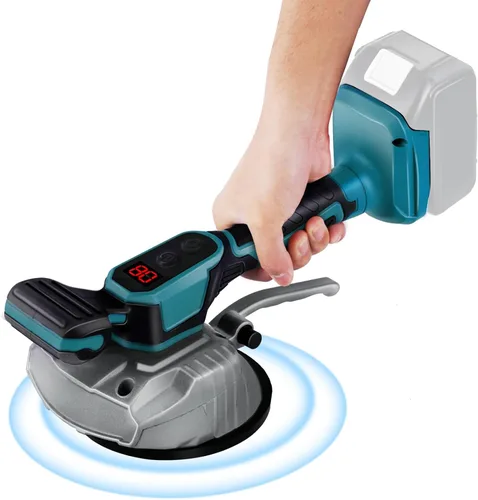 Miniatura 7 de YJINGRUI Máquina niveladora de vibraciones de azulejos, para batería Milwaukee de 18 V máxima, herramienta de instalación inalámbrica de azulejos