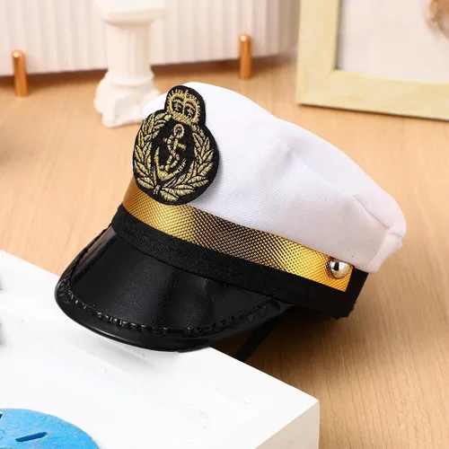 Miniatura 9 de Gorro ajustable de poliéster para perros pequeños y gatos, accesorio para fotos