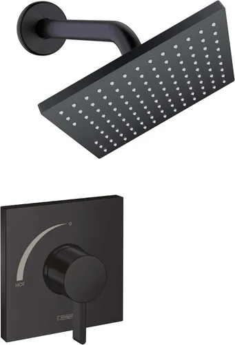 Miniatura 5 de hansgrohe Vernis Blend 04959820 - Juego de ducha de 1.75 GPM, 1 pulverizador, acabado de ducha completo en níquel cepillado, 04959820