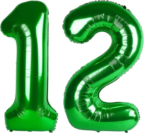 Miniatura 67 de Globo de cumpleaños número 4 dorado de 40 pulgadas, globos gigantes del número cuatro 14 24 34 40 44 2024, globos grandes de lámina de mylar para Oro